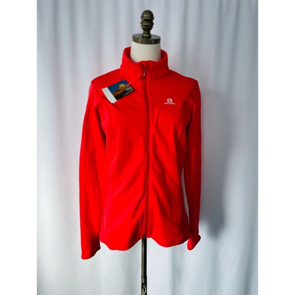 NWT Salomon Acti Therm Body Comfort Fleece Zip Jacket Women's Sz M - Picture 2 of 8